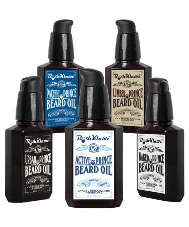 BushKlawz Prince Beard Oils (All-Set, Variety) All-Set Variety