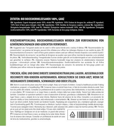  Alpi Nature Alpi Nature Organic Fenugreek Seeds 250g Organic Whole Fenugreek Seeds for Cooking - Buy Online on GoSupps.com