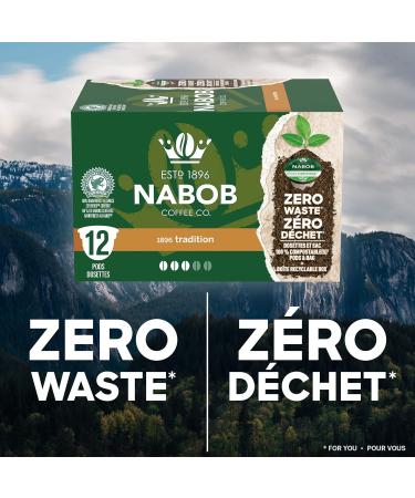 Nabob 1896 Tradition Coffee 100% Compostable Pods 117g (6 Boxes of 12 Pods) 1896 Tradition 12 Count (Pack of 6) - Buy Online on GoSupps.com