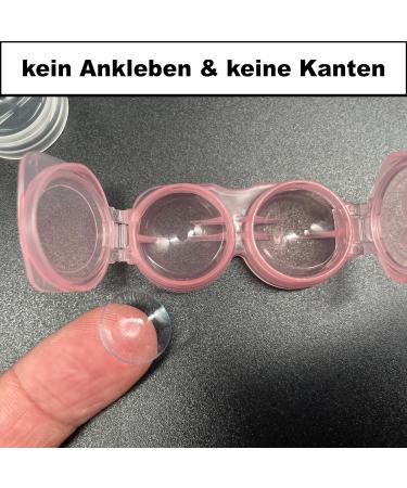 Traptix Eyesbear - Foldable & Economical Contact Lens Container | Odor-Free Less Liquid Consumption Transparent Storage - Ideal for Travel (1x) - Buy Online on GoSupps.com