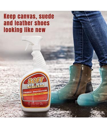 Extra Strength Fabric Protector Spray Prevents Stains and Repels Liquids. SoftClad Safely Guards Furniture, Shoes, Carpet, Upholstery, Suede, Leather, Couch, Canvas and more. Safe for indoor use -32oz - Buy Online on GoSupps.com