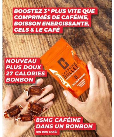 Caffeine Bullet 16 Chocolat Orange Gummies m cher nergisants | 85 mg de caf ine plus rapides que les comprim s gels gommes m cher - Buy Online on GoSupps.com