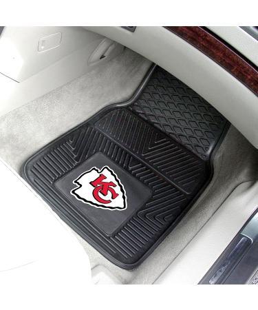 FanMats 8899 Kansas City Chiefs 2-Piece Car Mat Set - Front Row, Heavy Duty Vinyl, All Weather Protection - Buy Online on GoSupps.com