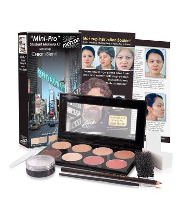 Mehron Makeup Paradise AQ Face & Body Paint 8 Color Palette (Neon UV Glow)  - Face, Body, Black Light Makeup Palette, Special Effects, UV Glow, Rave