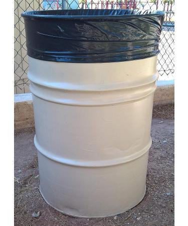 Aluf Plastics Heavy Duty 55 Gallon Trash Bags (50 Pack) - 1.5 MIL - Industrial Strength - Fits Toter, Rubbermaid Brute, Carlisle Bronco - 35 x 55 - Buy Online on GoSupps.com