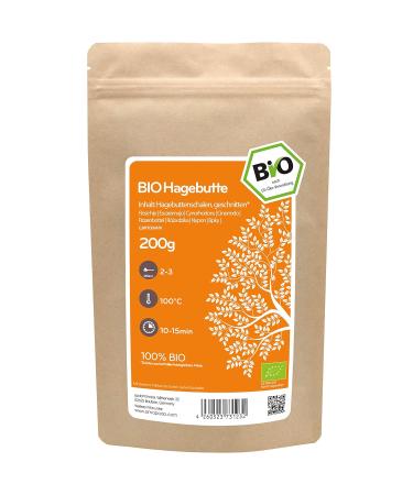 Organic Rose Hip Dried 200g - Premium Rosehip Tea & Berry for Healthy Living - Perfect Gifts for Women - Amapodo - Buy Online on GoSupps.com