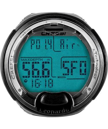 Cressi Sub Leonardo 2 Scuba Diving Computer Console - Black - Buy Online on GoSupps.com