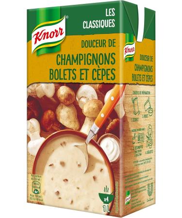 Knorr Liquid Soup Sweetness of Mushrooms Boletus/Ceps 1 L - Buy Online on GoSupps.com