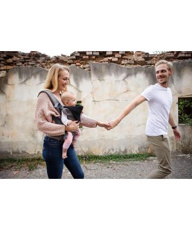 YOU+ME Baby Carrier: 4-in-1 Convertible Infant Carrier for Newborn to Toddler, 8-32 lbs, with Bonus 2-in-1 Bandana Bib (Grey Mesh) - Buy Online on GoSupps.com