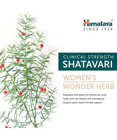 Himalaya Shatavari 60 Caplets - Natural Herbal Supplement for Women's Health - Buy Online on GoSupps.com
