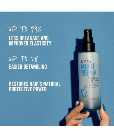 KMS MoistRepair Leave-In Conditioner for Dry and Damaged Hair 150 ml Detangling and Repairing with Recycled Prickly Pear Vegan Formula - Buy Online on GoSupps.com