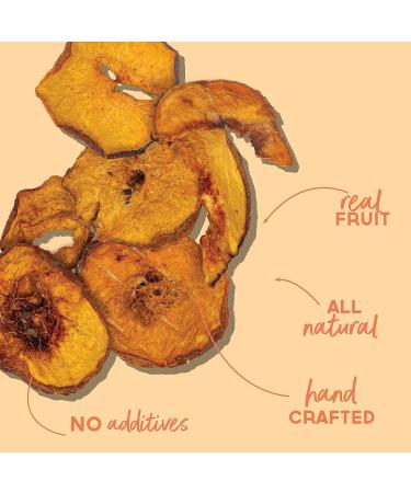 3 oz Dehydrated Peach Slices - 30+ Slices | Premium Quality Snack - Buy Online on GoSupps.com