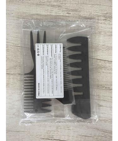 Professional Men's Hair Styling Comb Set - Rat Tail Brush & Teasing Comb for Slick Back Hairstyles - Ideal for Barbers & Salons - Buy Online on GoSupps.com