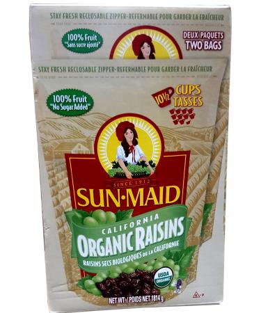 Sunmaid Organic Raisins 2 Count 1814g