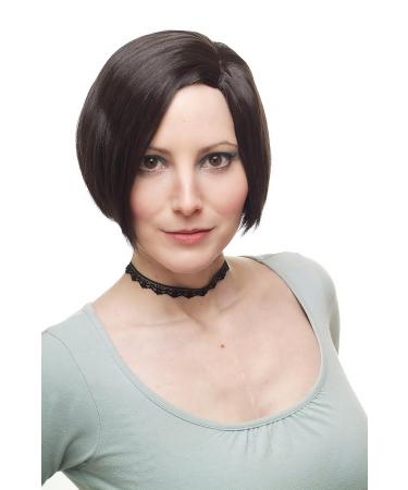 Buy Sexy Dark Brown Asymmetrical Bob Wig for Women | Short Hair Wig - 1248-4 | International Shipping - Buy Online on GoSupps.com