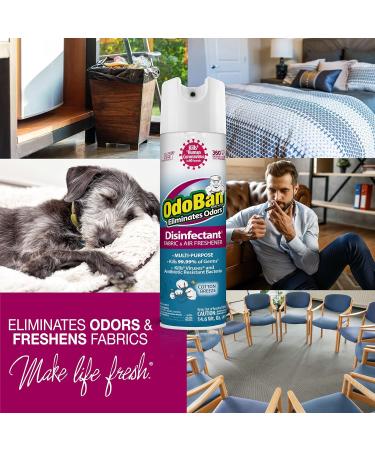 OdoBan Disinfectant & Aroma Eliminator - Set of 2 14.6oz Continuous Spray & 1 Gallon Cleaning Concentrate Cotton Breeze Scent - International Shipping Available - Buy Online on GoSupps.com