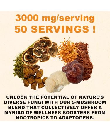 MegaPlants Cacao Magic & Matcha Magic (50 Servings) | Superfood 5 Mushroom Powder Blend for Focus Clarity & Energy | USDA Organic - Buy Online on GoSupps.com