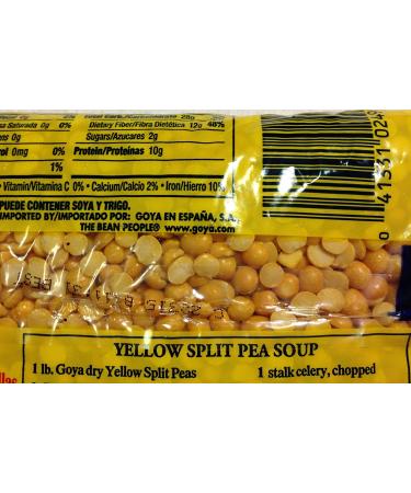 GOYA Dried Lentils, Pinto Beans, Yellow & Green Split Peas - 16oz Variety Pack (4 Pack) | Protein-Rich Legumes for Soups, Dips & Refried Beans - Buy Online on GoSupps.com