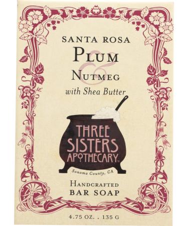 Santa Rosa Plum & Nutmeg Bar Soap 4.75 OZ 4.75 OZ
