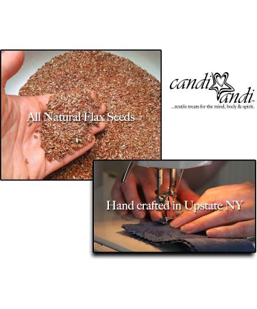 Candi Andi Handmade Unscented Eye Pillow - Flax Seed Fill - Dark Turquoise - Buy Online on GoSupps.com