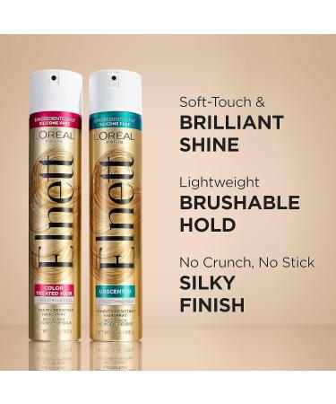 L'Oreal Paris Elnett Hair Care Elnett Satin Extra Strong Hold Hairspray - Unscented Long Lasting + Humidity Resistant Hair Styling Spray 2.2 Oz Unscented 2.2 Ounce (Pack of 1) - Buy Online on GoSupps.com