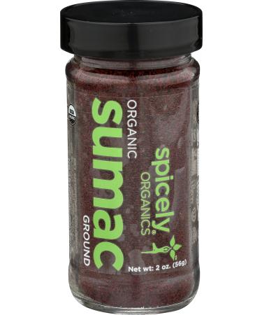 Spicely Organic Sumac 2 Oz Certified Gluten Free 2 Ounce (Pack of 1)