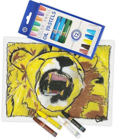 Color Swell 18 Packs of Bulk Oil Pastels with 12 Oil Pastels Per Pack (216 in total) Vibrant Colors Teacher Quality Durable for Groups Classrooms Party Favors - Buy Online on GoSupps.com
