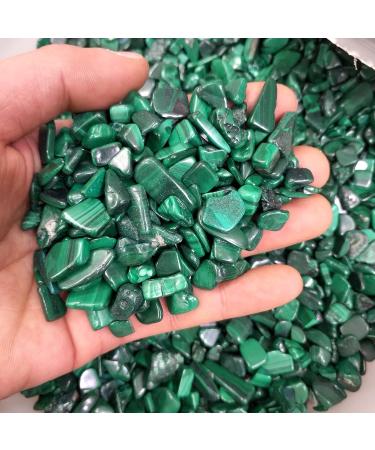 Crystal Natural Malachite Gravel Bulk Tumbled Stones Crystal Reiki Natural Stones and Minerals JZIGTDEM (Size : 100g) - Buy Online on GoSupps.com
