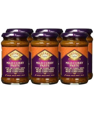 Patak's Mild Curry Paste - 6 Pack (6 x 283g) | Authentic Indian Flavor International Shipping - Buy Online on GoSupps.com