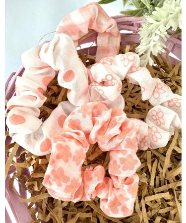 Generic Floral Hair Scrunchies 20 Pieces for Girls Woman Multicolour Ponytail Elastics Hair Bands Hair Ties Hair Holders Hair Bobbles Scrunchie Hair Wrap. - Buy Online on GoSupps.com