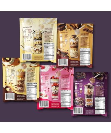 FlavCity Grass Fed Whey Protein Powder - Variety Pack - 25g Protein & 10g Collagen - 5 Single Serve Packets - Made with Organic Reishi & Cordyceps - Gluten Free & No Added Sugars - Buy Online on GoSupps.com