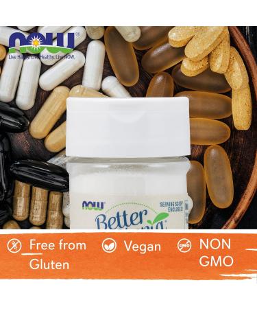 Now Foods BetterStevia 28g Powder - Stevia Leaf Extract Sugar Substitute | Lab-Tested, Vegan, Gluten-Free, Non-GMO - Buy Online on GoSupps.com