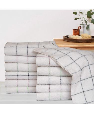 Bliss Casa Luxury Washcloth Set - 12x12 Inch, 12 Pack, 500 GSM, Highly Absorbent - Multipurpose Bathroom & Face Towels - Buy Online on GoSupps.com