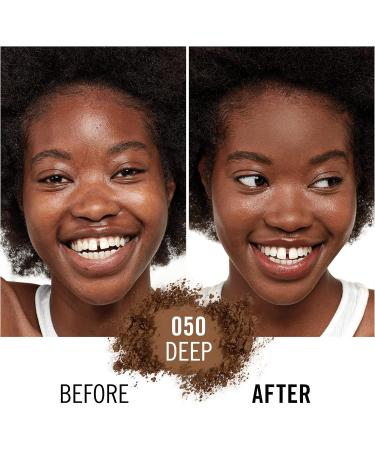 Rimmel Kind + Free Natural Finish Pressed Powder Deep 050 - Vegan Formula | Long-lasting Coverage - Buy Online on GoSupps.com