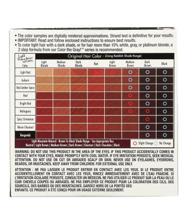Light Mountain Natural Hair Color & Conditioner - Burgundy 4 oz Powder | Safe & Organic Hair Dye - Buy Online on GoSupps.com