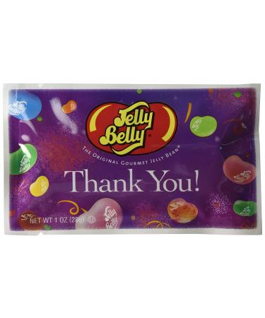 Thank You Assorted Flavors Jelly Beans 1 oz. Bag - 30-Count Case | Buy Now! - Buy Online on GoSupps.com