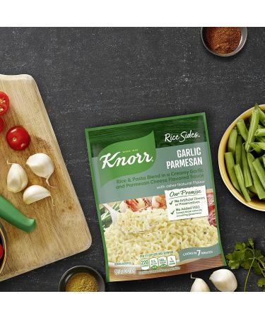 Knorr Garlic Parmesan Rice Sides 5.2 oz - No Artificial Flavors, Preservatives or MSG - Buy Online on GoSupps.com