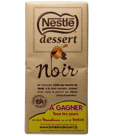 Nestl Nestle Dark Chocolate Dessert 2 Tablets of 205g