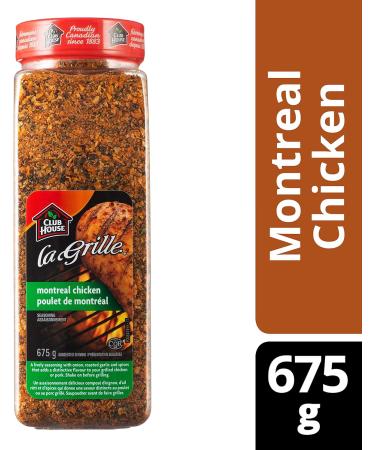 Club House La Grille Grilling Made Easy Montreal Steak Spice Seasoning 825g & La Grille Grilling Made Easy Montreal Chicken Seasoning 675g - Packaging May Vary - Buy Online on GoSupps.com