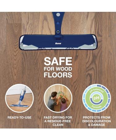 Bona Premium Spray Mop Cartridge OxyPower Wood Floor Deep Cleaner for Varnished or Hard Waxed Wood Floors 850ml - Buy Online on GoSupps.com