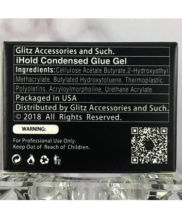 Glitz Accessories iHold Condensed Glue Gel 15ml - Super Sticky Rhinestone Nail Art Adhesive - Buy Online on GoSupps.com