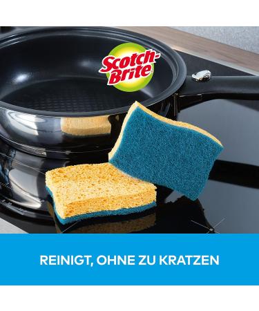 Scotch-Brite Delicate Non-Scratching Cleaning Sponge - 10 Pack | High-Suction Scratch-Free Cellulose Sponges for Everyday Cleaning | International Shipping Available - Buy Online on GoSupps.com