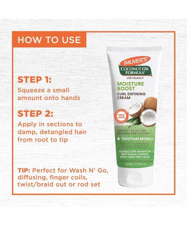 Palmer's Coconut Oil Formula Cream Styler - 7 oz | Nourishing Hair Cream for All Hair Types - International Shipping Available - Buy Online on GoSupps.com