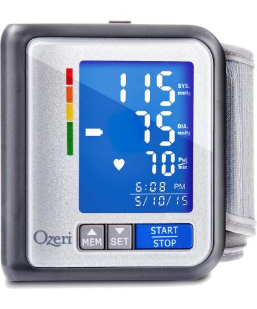 Ozeri CardioTech Travel Series BP6T Rechargeable Blood Pressure Monitor with Hypertension Indicator - Buy Online on GoSupps.com