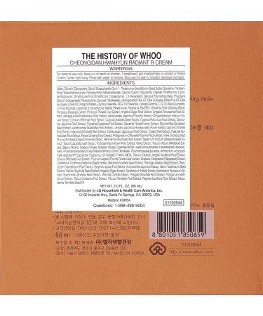 The History of Whoo Cheongidan Hwahyun Cream | Premium Radiant Regenerating Cream - 60ml - Buy Online on GoSupps.com
