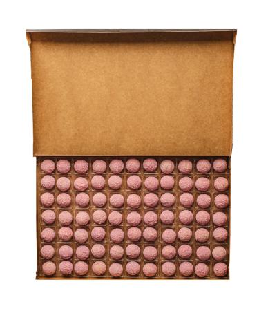 Box of 1kg of "Wimbledon" - Champagne Truffles - Rolled In Pink Ice Sugar - Box of Luxury Chocolates - Chocolate Box by Martin's Chocolatier