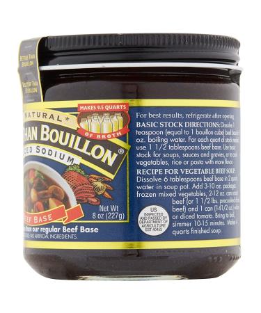 All Natural Reduce Sodium Beef Base 8oz - Buy Online on GoSupps.com