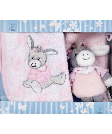 Sterntaler 9701838 Emmi Girl Gift Set - Bib Music Box & Wash Mitt for Babies | Pink Cartoon | International Shipping Available - Buy Online on GoSupps.com