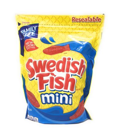 Mini Red Swedish Fish, 1lb 12.8 Pound Bag