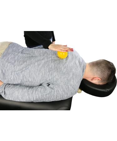 Buy CanDo 8 cm Yellow Massage Ball Hedgehog & Knobbly Ball for Relaxation & Therapy | International Shipping Available - Buy Online on GoSupps.com